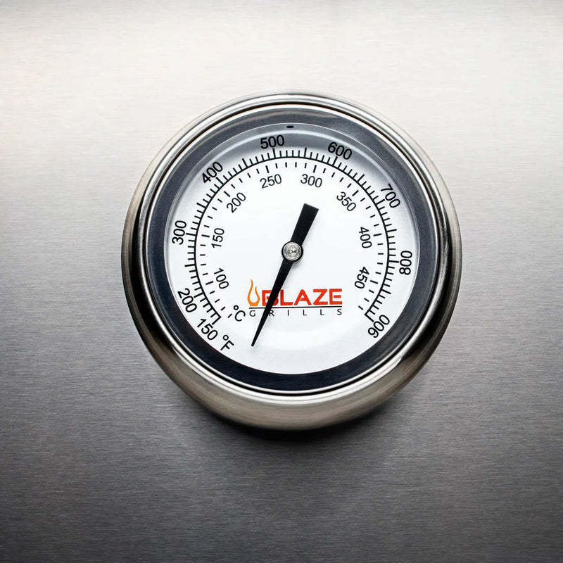 Load image into Gallery viewer, Barbecue thermometer with Blaze Grills logo
