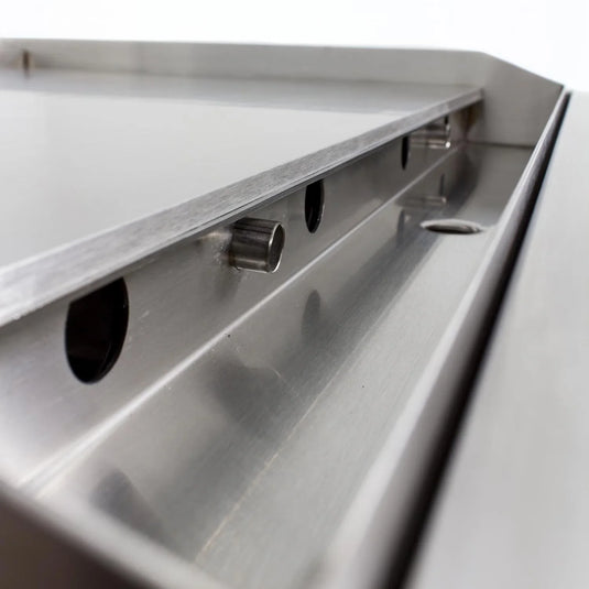 Blaze LTE 30-Inch Natural Gas Griddle with upgraded cart and LED control knob lights