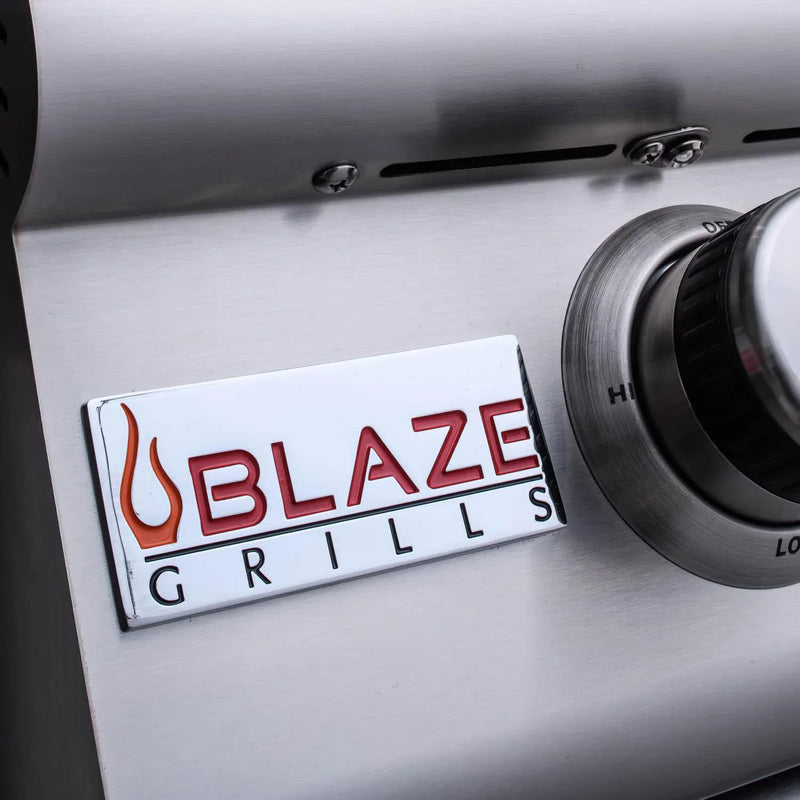 Load image into Gallery viewer, Blaze LTE 32-inch stainless steel gas grill island center with storage drawers and double doors
