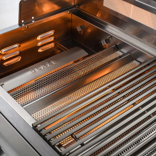Blaze LTE+ 32-Inch 4-Burner Built-In Gas Grill with Lift-Assist Hood & Rear Infrared Burner