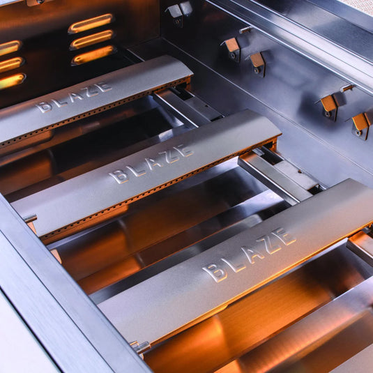 Blaze LTE+ 32-Inch 4-Burner Built-In Gas Grill with Lift-Assist Hood & Rear Infrared Burner