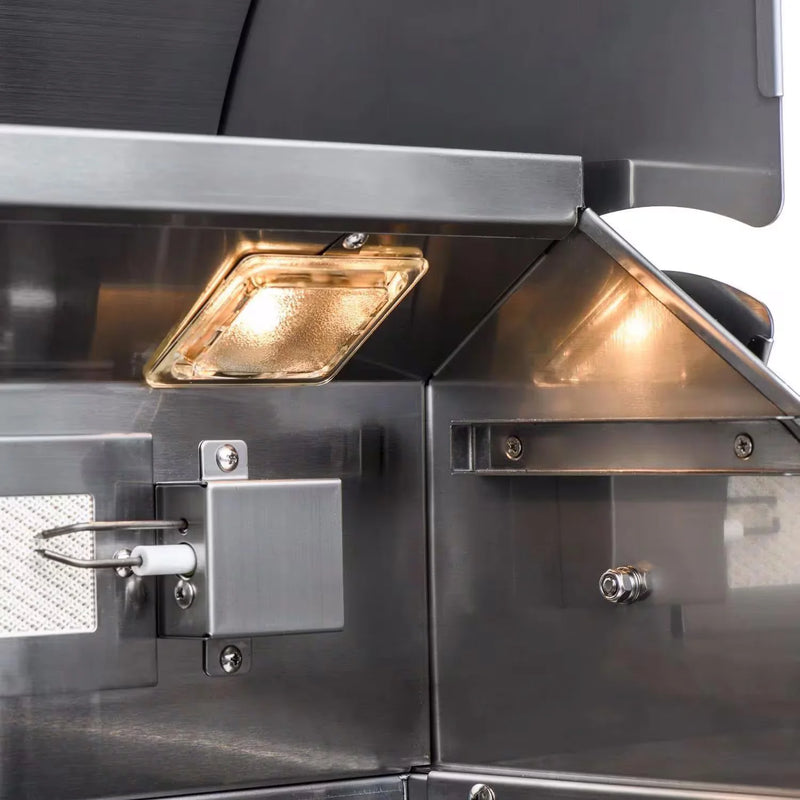 Load image into Gallery viewer, Blaze LTE+ 32-Inch 4-Burner Built-In Gas Grill with Lift-Assist Hood &amp; Rear Infrared Burner
