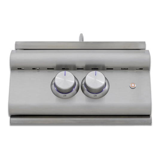 Blaze LTE+ built-in high performance power burner with wok ring and stainless steel lid