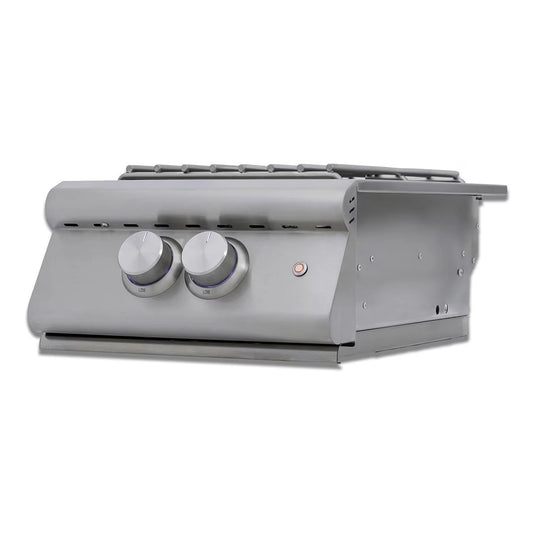 Blaze LTE+ built-in high performance power burner with wok ring and stainless steel lid