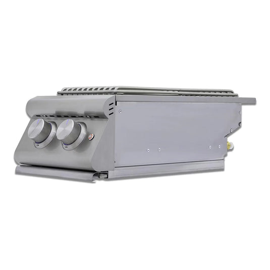 Blaze LTE+ Stainless Steel Double Side Burner with Lid