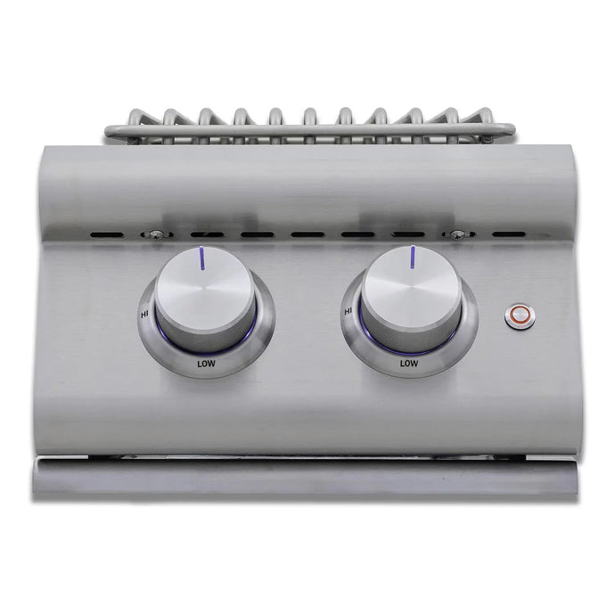 Blaze LTE+ Stainless Steel Double Side Burner with Lid
