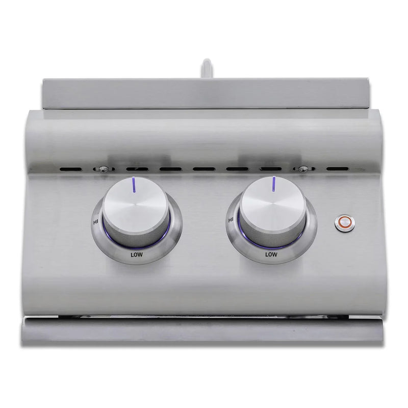 Load image into Gallery viewer, Blaze LTE+ Stainless Steel Double Side Burner with Lid
