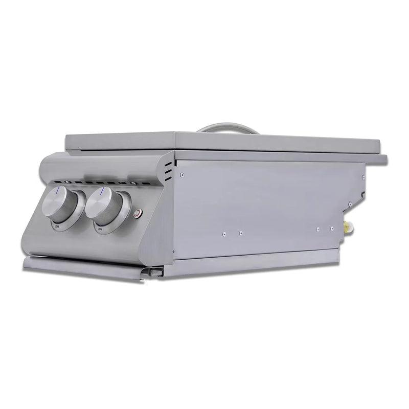 Load image into Gallery viewer, Blaze LTE+ Stainless Steel Double Side Burner with Lid
