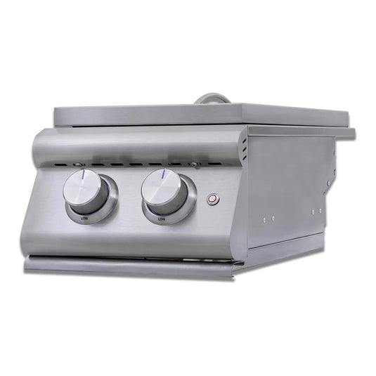 Blaze LTE+ Stainless Steel Double Side Burner with Lid