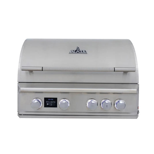 Blaze LTE PRO 32-Inch 4-Burner Built-in Gas Grill with Digital Temperature Screen and Rear Infrared Burner