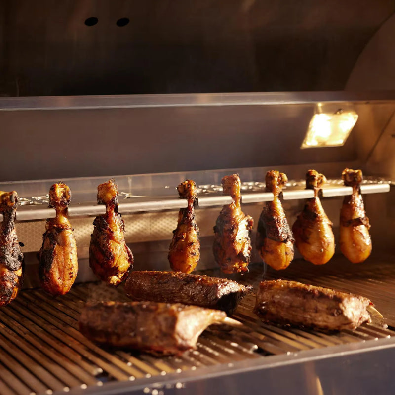 Load image into Gallery viewer, Blaze LTE PRO 32-inch 4-Burner Propane Grill with digital temperature screen, rotisserie kit, and 12mm hexagonal stainless steel grates
