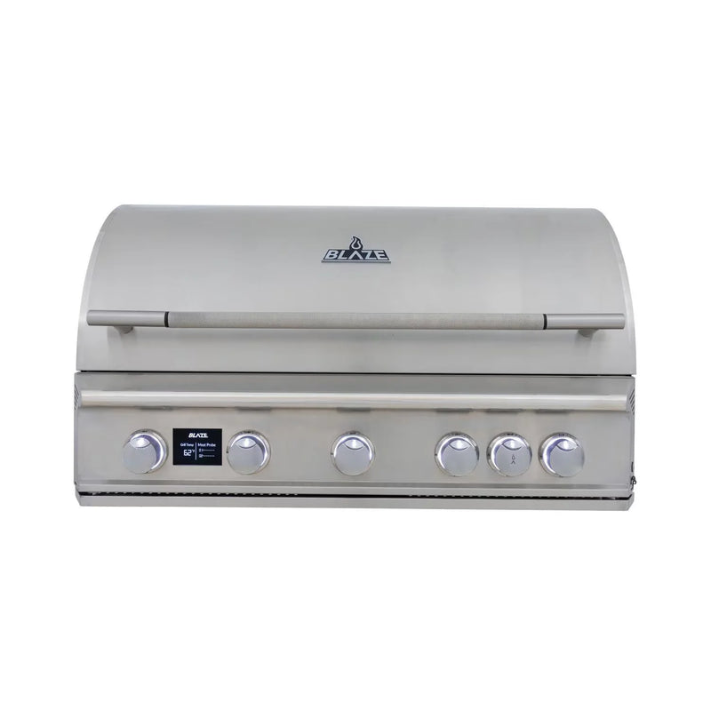 Load image into Gallery viewer, Blaze LTE PRO 40-Inch 5-Burner Built-in Gas Grill with Digital Temperature Screen and Rear Infrared Burner
