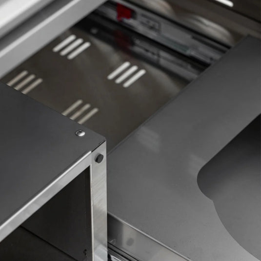 Blaze LTE PRO 40-inch gas griddle with digital temperature screen, lift-assist lid, and three burners, available in propane and natural gas
