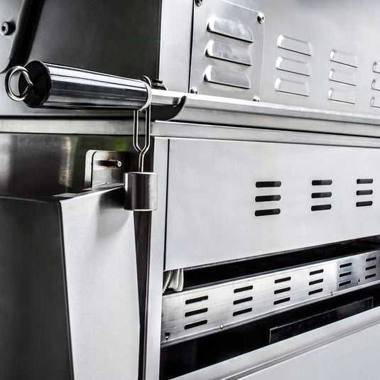 Blaze Professional LUX 44-Inch 4-Burner Gas Grill with Rear Infrared Burner – Premium 304 stainless steel freestanding grill for natural gas or propane