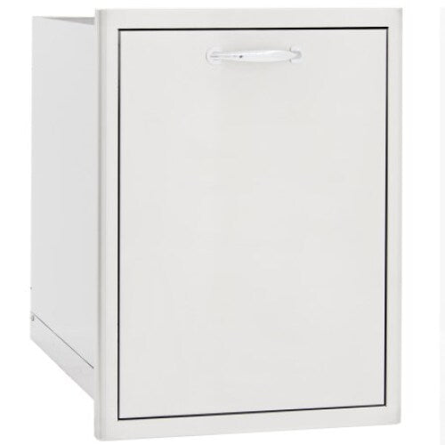 Blaze roll out double trash and recycle drawer made of 304 stainless steel for outdoor kitchens