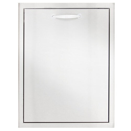 Blaze roll out double trash and recycle drawer made of 304 stainless steel for outdoor kitchens