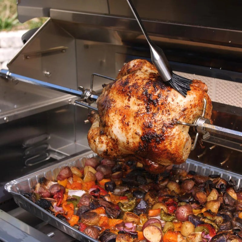 Load image into Gallery viewer, Blaze Rotisserie Kit for 40-Inch Gas Grills – Stainless steel kit with motor, spit rod, forks, and counter balance for Blaze LTE and LTE PRO grills
