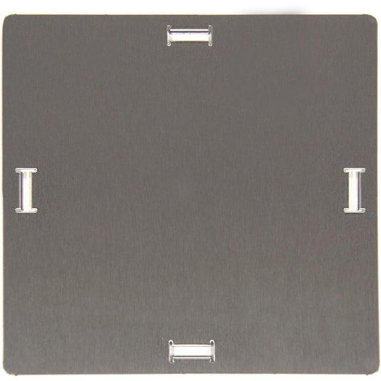 Blaze Stainless Steel Propane Tank Hole Cover for Grill Carts, stainless steel cover for propane tank opening on Blaze gas grill carts, durable and corrosion-resistant accessory