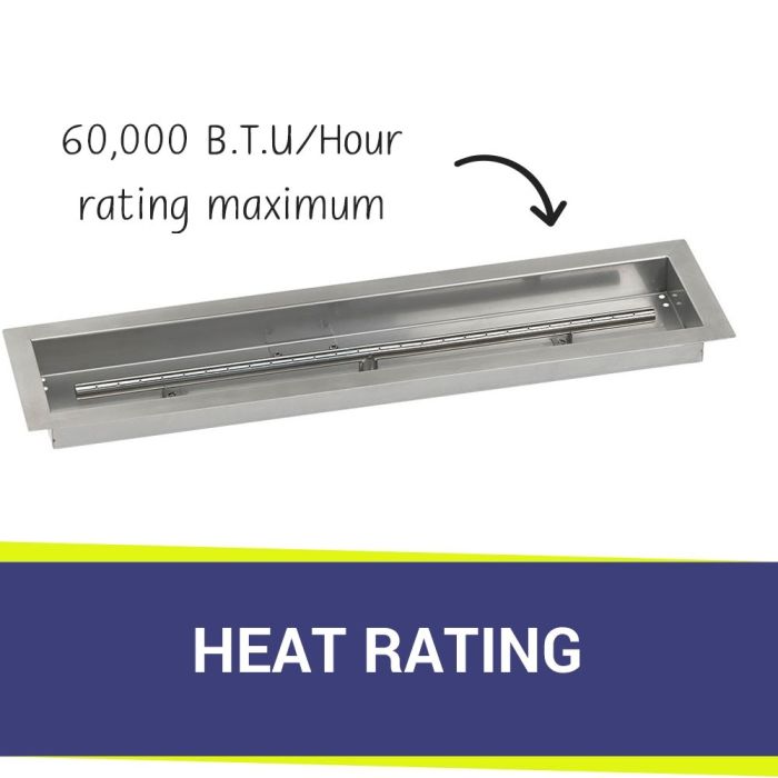 Load image into Gallery viewer, 30&quot; x 6&quot; Stainless Steel Linear Channel Drop-In Pan with S.I.T. System - Natural Gas Bundle
