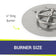 Load image into Gallery viewer, 12" Round Stainless Steel Flat Pan With 6" Fire Ring
