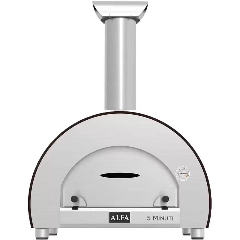 Load image into Gallery viewer, Alfa 5 Minuti 23-Inch Outdoor Countertop Wood-Fired Pizza Oven - Copper
