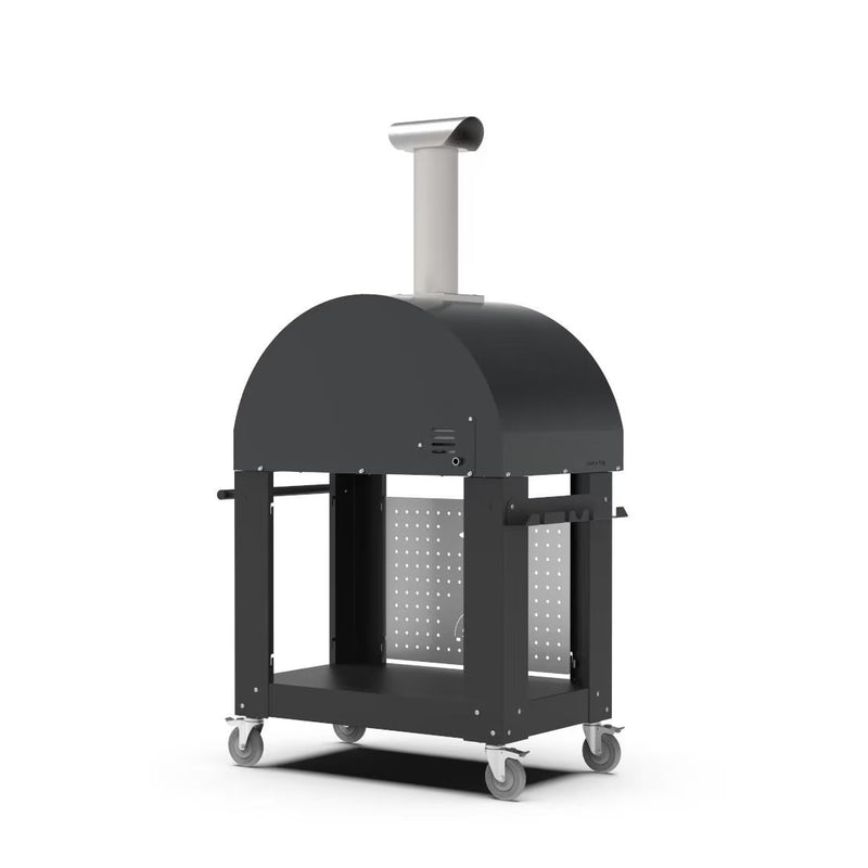 Load image into Gallery viewer, Alfa Classico 2 Pizze Propane Pizza Oven W/ Natural Gas Conversion Kit and Oven Base - Ardesia Grey
