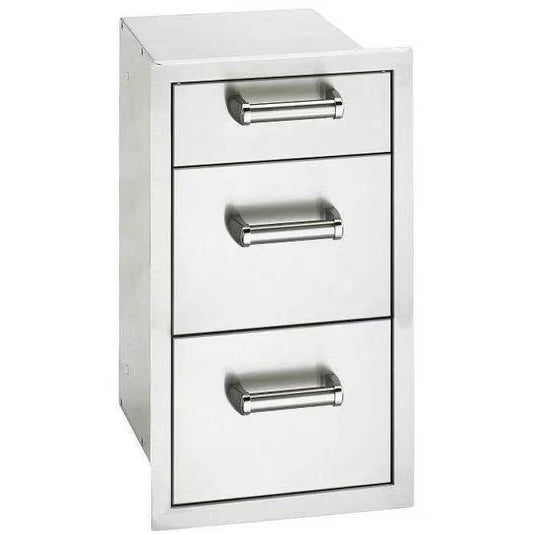 Fire Magic Premium Flush 14-Inch Triple Access Drawer With Soft Close - 53803SC