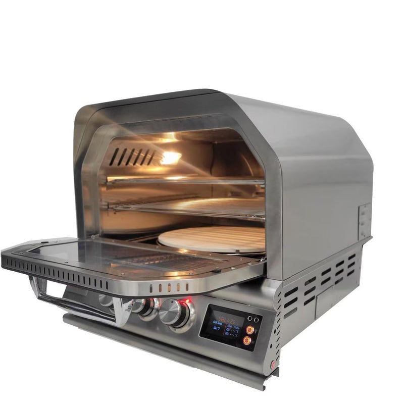 Load image into Gallery viewer, Blaze 26-Inch Built-In Outdoor Pizza Oven W/ Rotisserie
