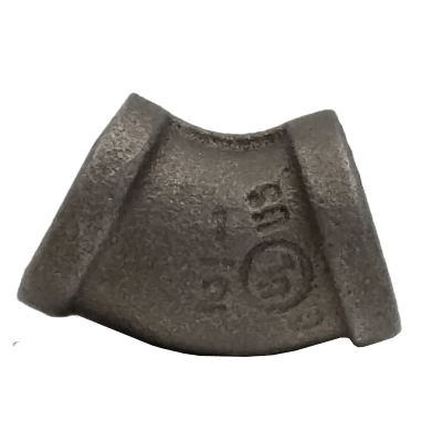 Dante 1/2 inch black malleable iron 45 degree elbow with female NPT threads for gas, oil, and water systems