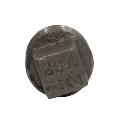 Dante 1/2″ Black Iron Plug with Square Head