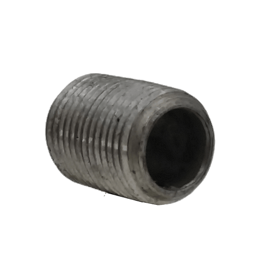 Dante 1/2 inch black malleable CLS nipple rated for 300 PSI