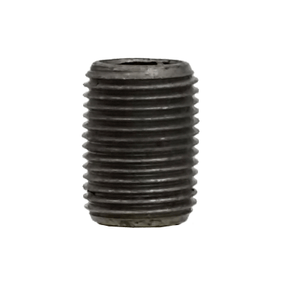 Dante 1/2 inch black malleable CLS nipple rated for 300 PSI