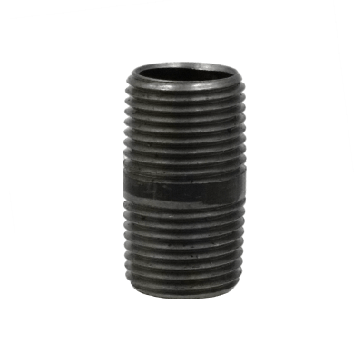 Dante 1/2 x 1-1/2 inch black malleable CLS nipple rated for 300 PSI