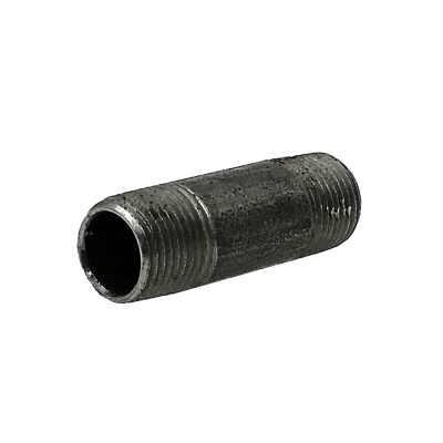 Dante 1/2 x 2-1/2 inch black malleable CLS nipple rated for 300 PSI