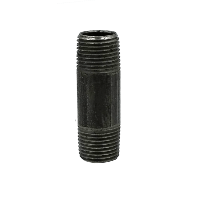 Dante 1/2 x 2-1/2 inch black malleable CLS nipple rated for 300 PSI