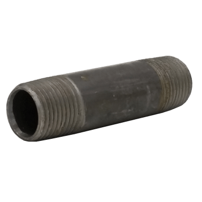 Dante 1/2 x 3 inch black malleable CLS nipple rated for 300 PSI