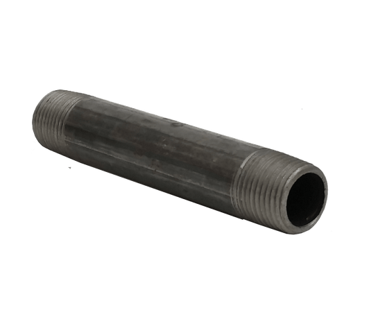 Dante 1/2 x 4-1/2 inch black malleable CLS nipple rated for 300 PSI