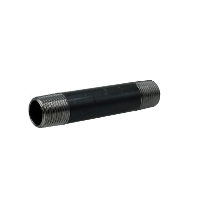 Dante 1/2 x 4 inch black malleable CLS nipple rated for 300 PSI