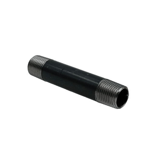 Dante 1/2 x 4 inch black malleable CLS nipple rated for 300 PSI