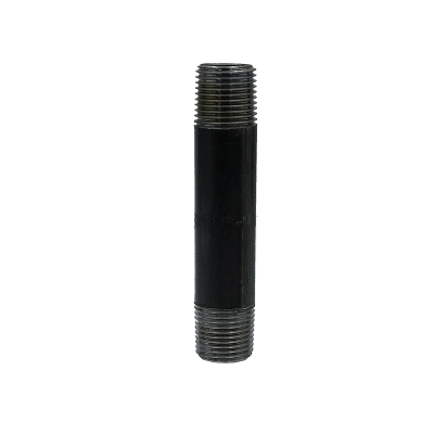Dante 1/2 x 4 inch black malleable CLS nipple rated for 300 PSI