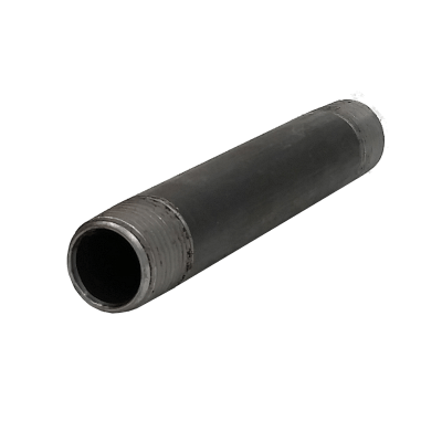 Dante 1/2 x 5 inch black malleable CLS nipple rated for 300 PSI
