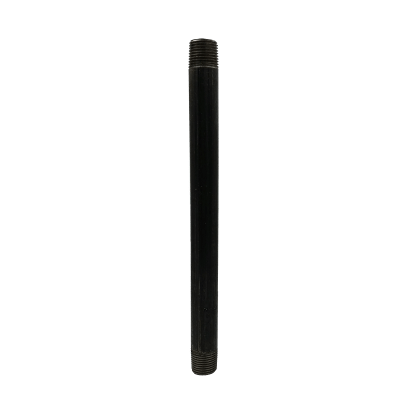 Dante 1/2-inch by 10-inch black malleable CLS nipple rated 300 PSI for gas line and fireplace installations