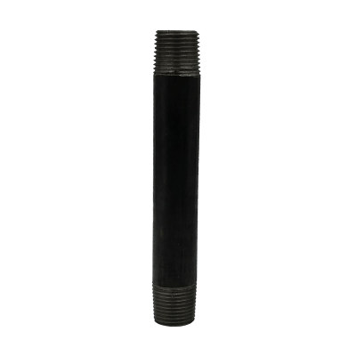 Load image into Gallery viewer, Dante 1/2-inch by 5-1/2-inch black malleable CLS nipple rated 300 PSI for gas line installations
