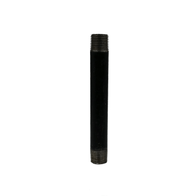 Dante 1/2-inch by 6-inch black malleable CLS nipple rated 300 PSI for gas line and fireplace installations
