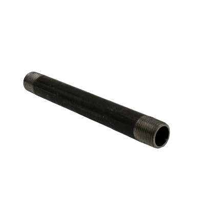 Dante 1/2-inch by 7-inch black malleable CLS nipple rated 300 PSI for gas line and fireplace installations