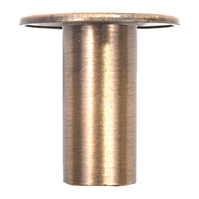 Dante Floor Plate in Antique Copper Finish for Gas Valve Assemblies