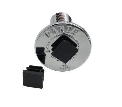 Dante Floor Plate Debris Covers Plug – prevents dirt from entering floor plates, available in bags of 10 or 25