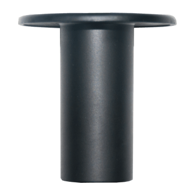Dante Floor Plate in Flat Black Finish for Fireplace and Fire Pit Valves