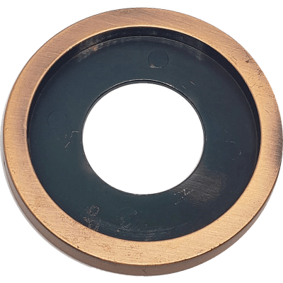 Dante Floor Plate Ring Antique Copper Finish for Gas Valve