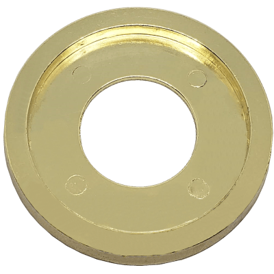 Dante Floor Plate Ring Brass Finish for Gas Valve